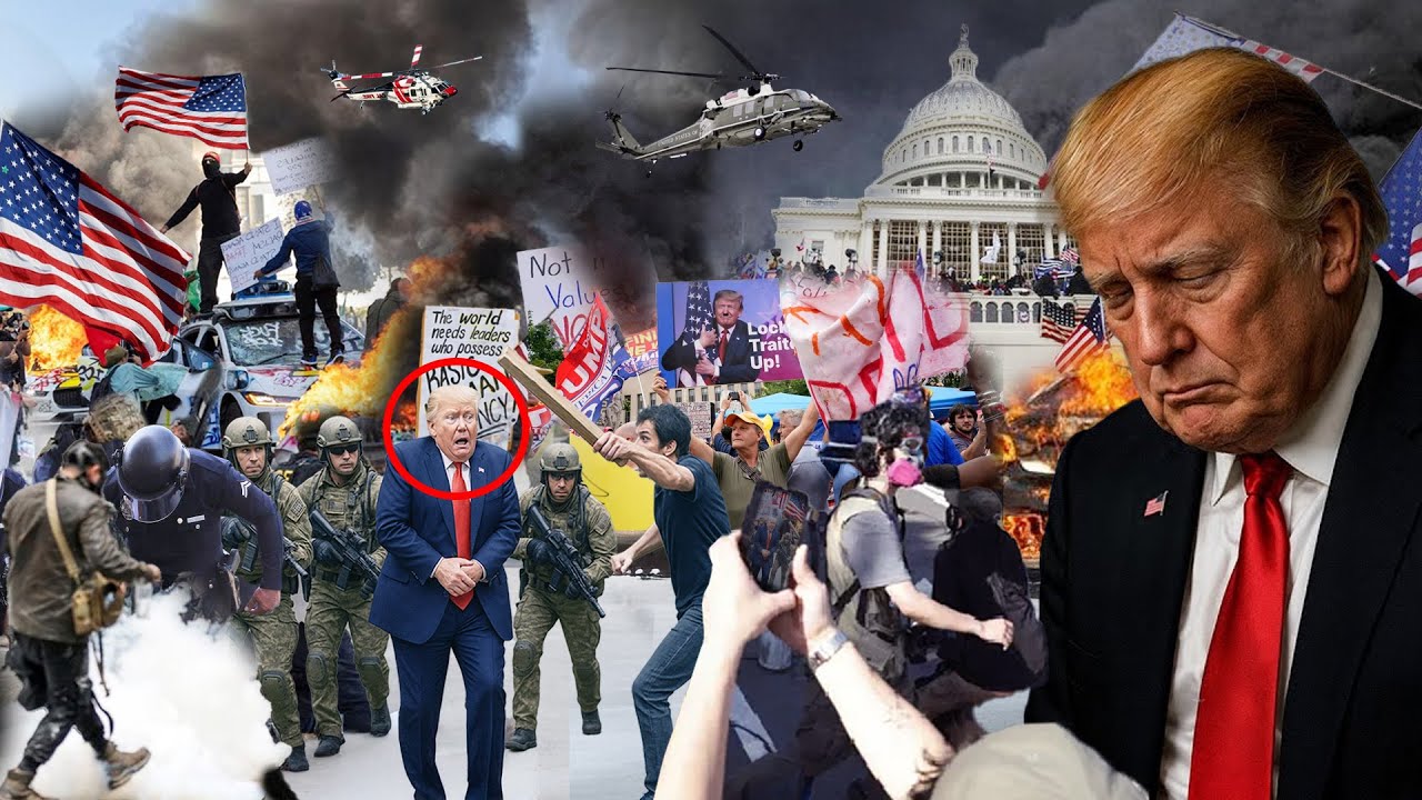 Youtube Thumnail image of : TRUMP PASRAH, WARGA AMERIKA GAK TERKONTROL! Amerika Diambang Kehancuran & Trump Terancam Dijatuhkan