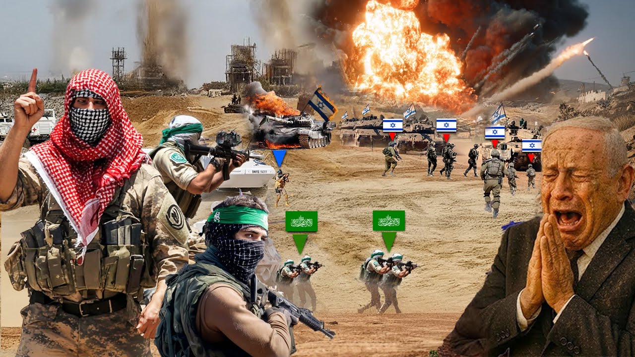 Youtube Thumnail image of : NETANYAHU PANIK, RATUSAN TENTARA IDF TEWAS DIGEMPUR PASUKAN AL-NUKHBA! Sebentar Lagi Israel Menyerah