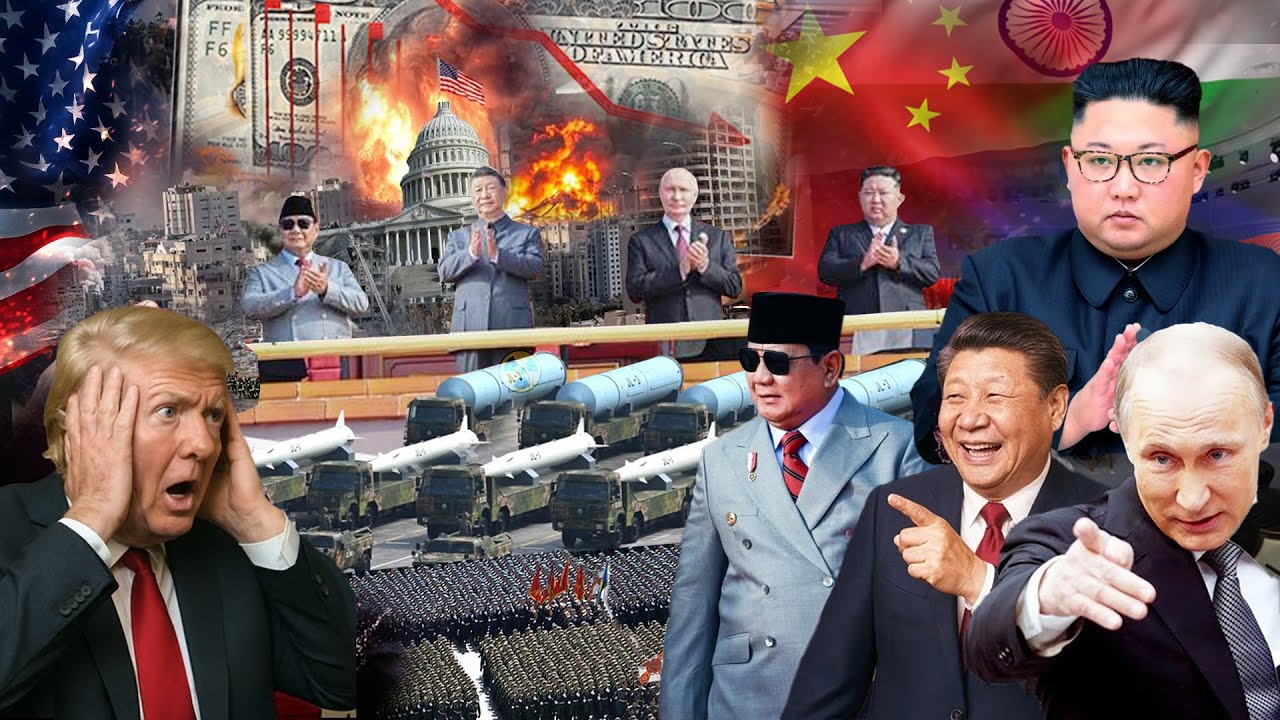 Youtube Thumnail image of : TRUMP SEMAKIN TERPOJOK! Perang Dagang BRICS vs AS Semakin Memanas