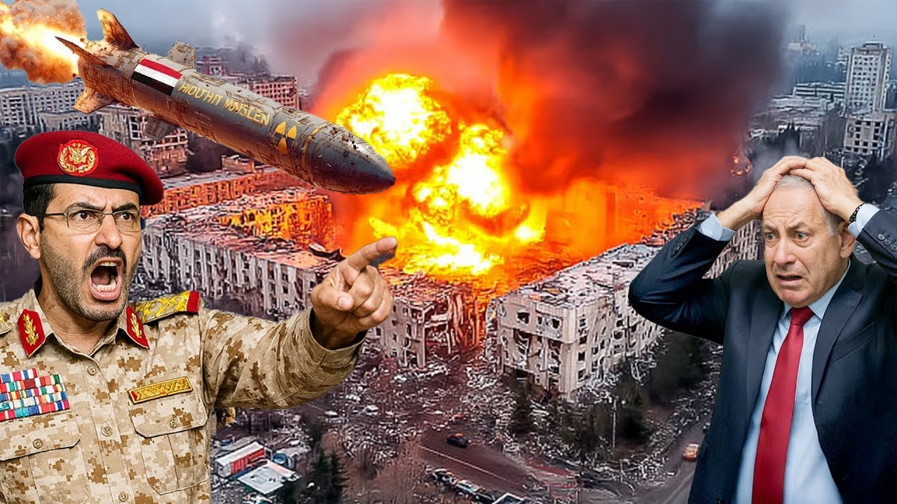 Youtube Thumnail image of : NETANYAHU KETAKUTAN, SERANGAN BALIK YAMAN PALING MEMATIKAN! Israel Terancam Dibombardir H0uthi