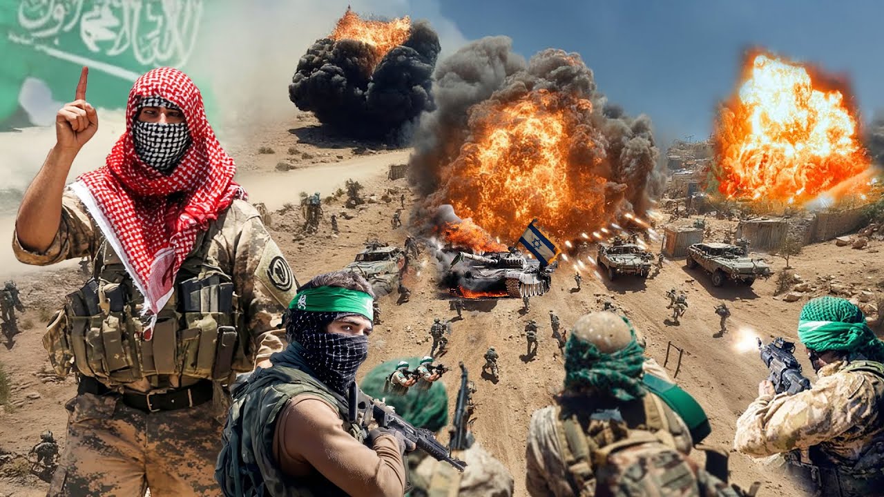 Youtube Thumnail image of : TENTARA IDF PANIK KETAKUTAN! H4M4S Gunakan Persenjataan Canggih Hancurkan Pasukan Israel