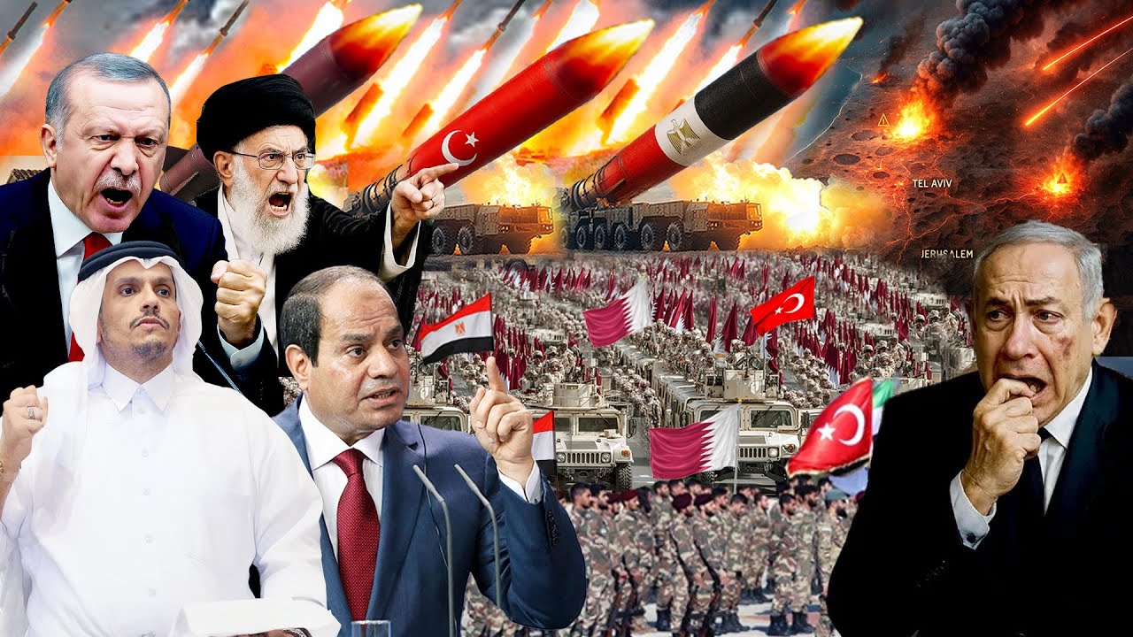 Youtube Thumnail image of : TURKI & MESIR BERSATU! Latihan Militer Besar Usai Israel Serang Qatar, Balasan Siap Diluncurkan!