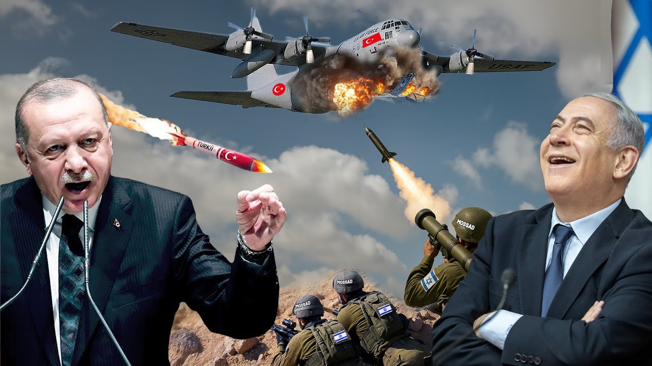 Youtube Thumnail image of : ERDOGAN GERAM, TURKI MELEDAK MARAH! Dugaan SABOTASE Mossad di Tragedi Pesawat Militer Turki