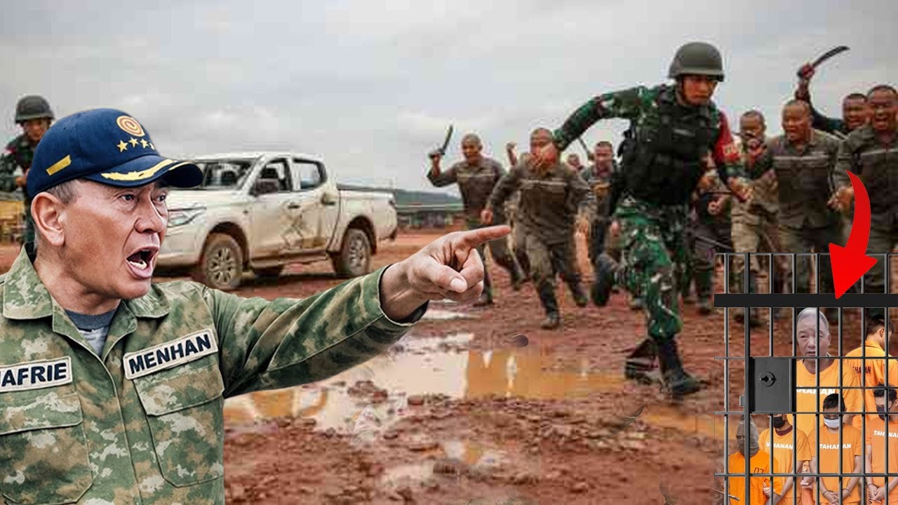Youtube Thumnail image of : MENHAN SJAFRIE NAIK PITAM! 26 WNA China Mendekam Penjara Usai Serang TNI Ditambang Ketapang